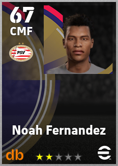 Noah Fernandez eFootball player card