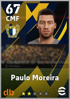 Paulo Moreira — CMF, OVR 67, MAX 67
