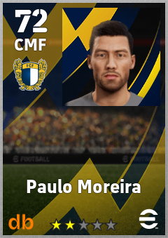 Paulo Moreira — CMF, OVR 72, MAX 72