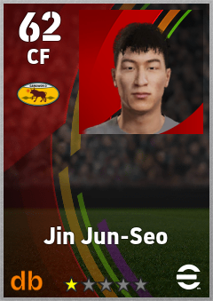 Jin Jun-Seo — CF, OVR 62, MAX 62