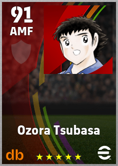 Ozora Tsubasa — AMF, OVR 91, MAX 91