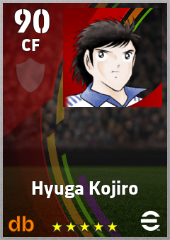 Hyuga Kojiro — CF, OVR 90, MAX 90