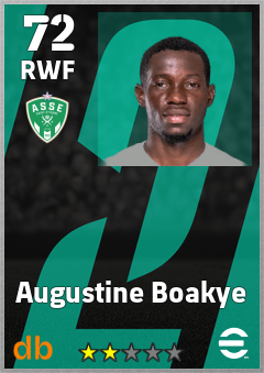 Augustine Boakye — RWF, OVR 72, MAX 72