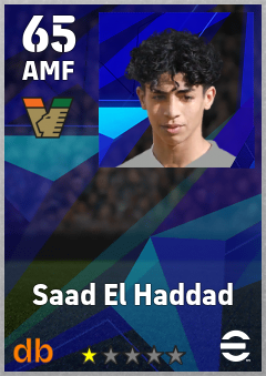 Saad El Haddad — AMF, OVR 65, MAX 65