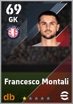 Francesco Montali — GK, OVR 69, MAX 69