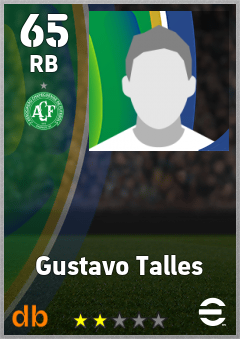 Gustavo Talles — RB, OVR 65, MAX 65