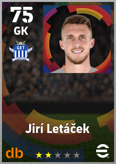 Jirí Letáček — GK, OVR 75, MAX 75