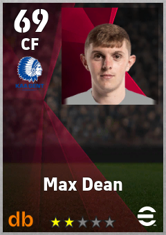 Max Dean eFootball player card