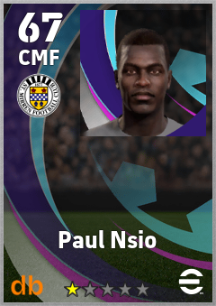 Paul Nsio — CMF, OVR 67, MAX 67