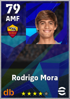 Rodrigo Mora — AMF, OVR 79, MAX 79