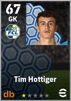 Tim Hottiger — GK, OVR 67, MAX 67