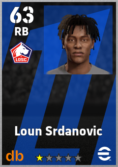 Loun Srdanovic eFootball player card