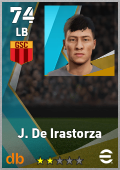J. De Irastorza — LB, OVR 74, MAX 74