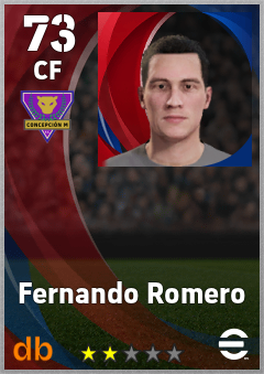 Fernando Romero — CF, OVR 73, MAX 73