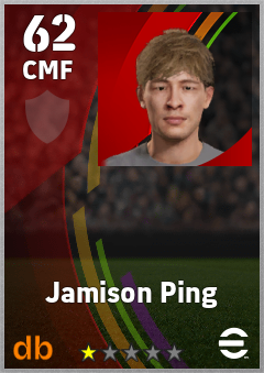 Jamison Ping eFootball player card