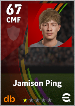 Jamison Ping eFootball player card