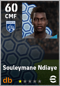 Souleymane Ndiaye — CMF, OVR 60, MAX 60