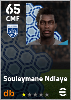 Souleymane Ndiaye — CMF, OVR 65, MAX 65