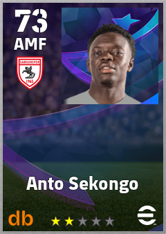 Anto Sekongo — AMF, OVR 73, MAX 73
