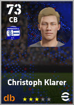 Christoph Klarer — CB, OVR 73, MAX 73