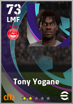 Tony Yogane — LMF, OVR 73, MAX 73