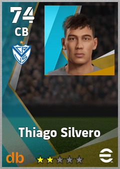Thiago Silvero — CB, OVR 74, MAX 74