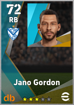 Jano Gordon — RB, OVR 72, MAX 72