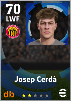 Josep Cerdà — LWF, OVR 70, MAX 70