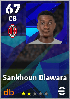Sankhoun Diawara eFootball player card