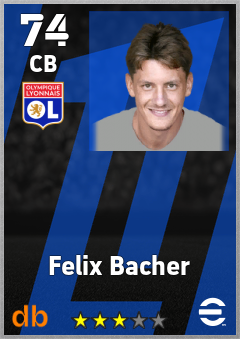 Felix Bacher eFootball player card