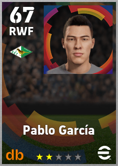 Pablo García eFootball player card