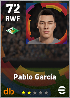 Pablo García — RWF, OVR 72, MAX 72