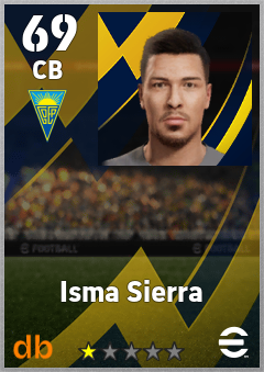 Isma Sierra eFootball player card