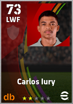 Carlos Iury — LWF, OVR 73, MAX 73