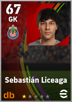 Sebastián Liceaga — GK, OVR 67, MAX 67