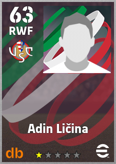 Adin Ličina — RWF, OVR 63, MAX 63
