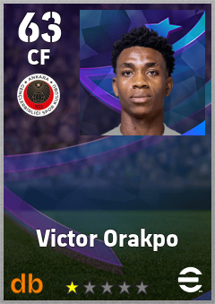 Victor Orakpo eFootball player card