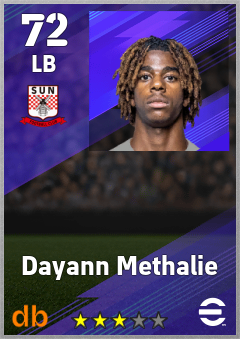 Dayann Methalie eFootball player card