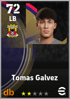 Tomas Galvez — LB, OVR 72, MAX 72
