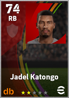 Jadel Katongo — RB, OVR 74, MAX 74