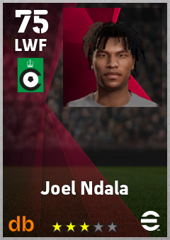 Joel Ndala eFootball player card