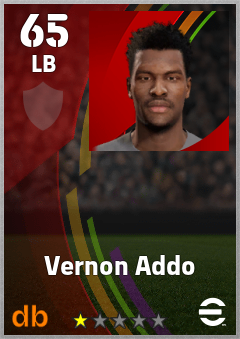 Vernon Addo eFootball player card