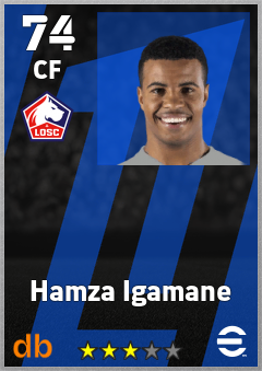 Hamza Igamane eFootball player card