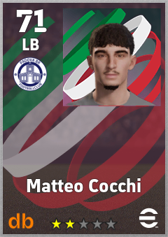 Matteo Cocchi — LB, OVR 71, MAX 71