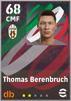 Thomas Berenbruch — CMF, OVR 68, MAX 68
