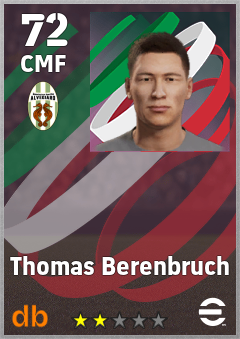 Thomas Berenbruch — CMF, OVR 72, MAX 72