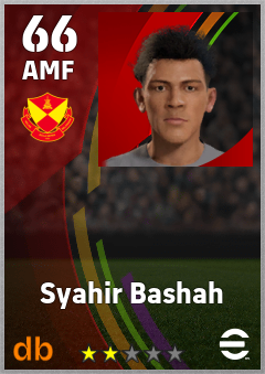 Syahir Bashah — AMF, OVR 66, MAX 66