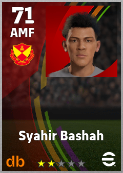 Syahir Bashah — AMF, OVR 71, MAX 71