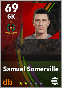 Samuel Somerville — GK, OVR 69, MAX 69