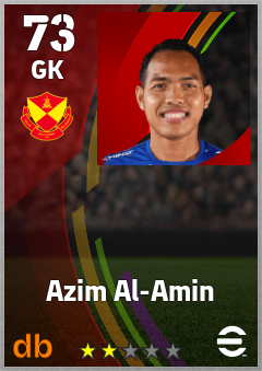 Azim Al-Amin — GK, OVR 73, MAX 73